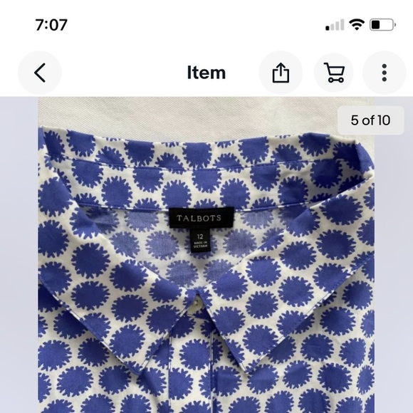 Talbots Shirtwaist - Picture 3 of 4